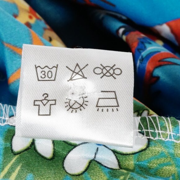 SSLR Men's Christmas Vacation Hawaiian Shirt Blue Medium NWOT - Picture 5 of 8